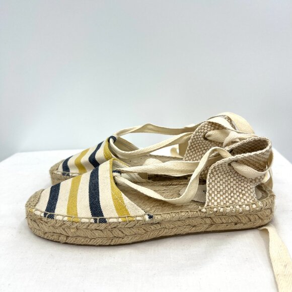 Soludos Lauren Lace Up Espadrilles Women's 6.5 - Picture 3 of 4